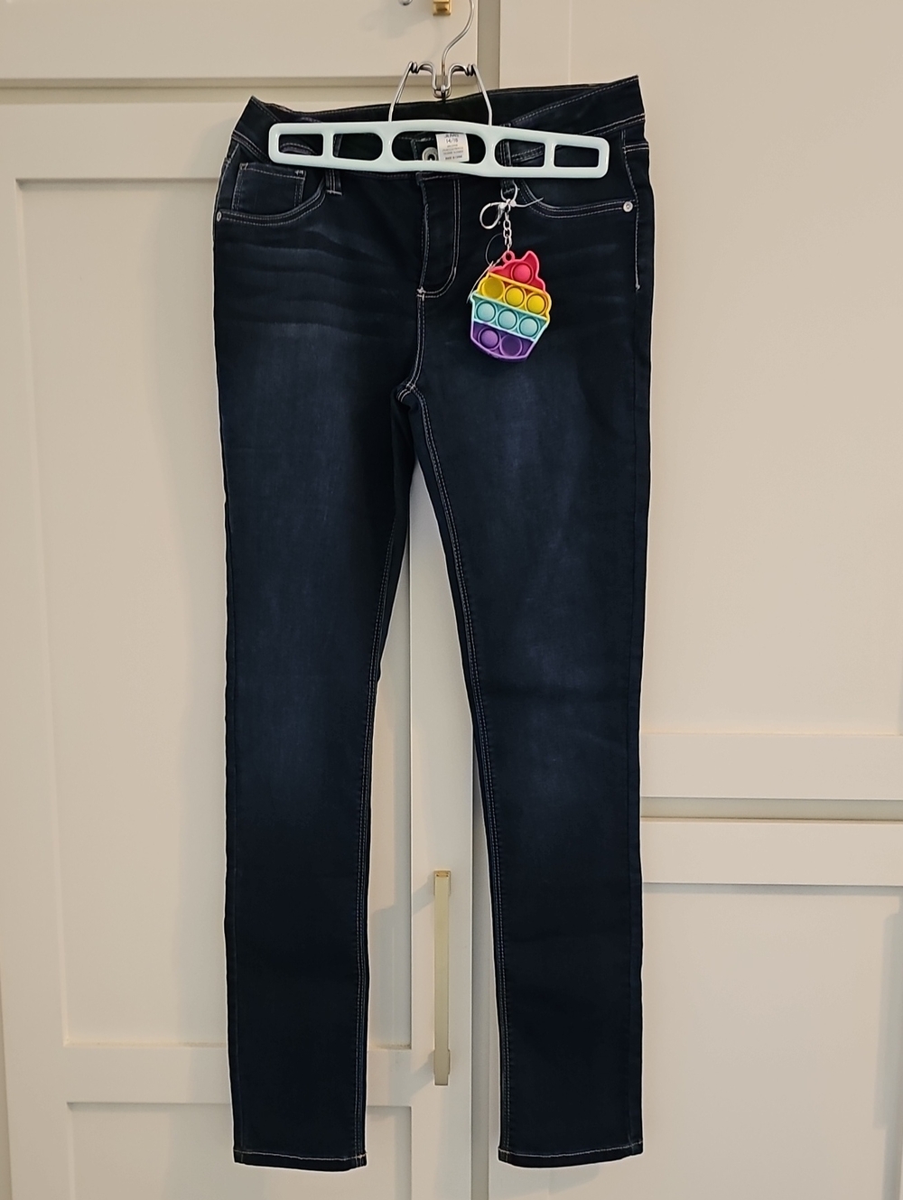 Members Mark Kids Dark Indigo Pull-On Stretch Jeans